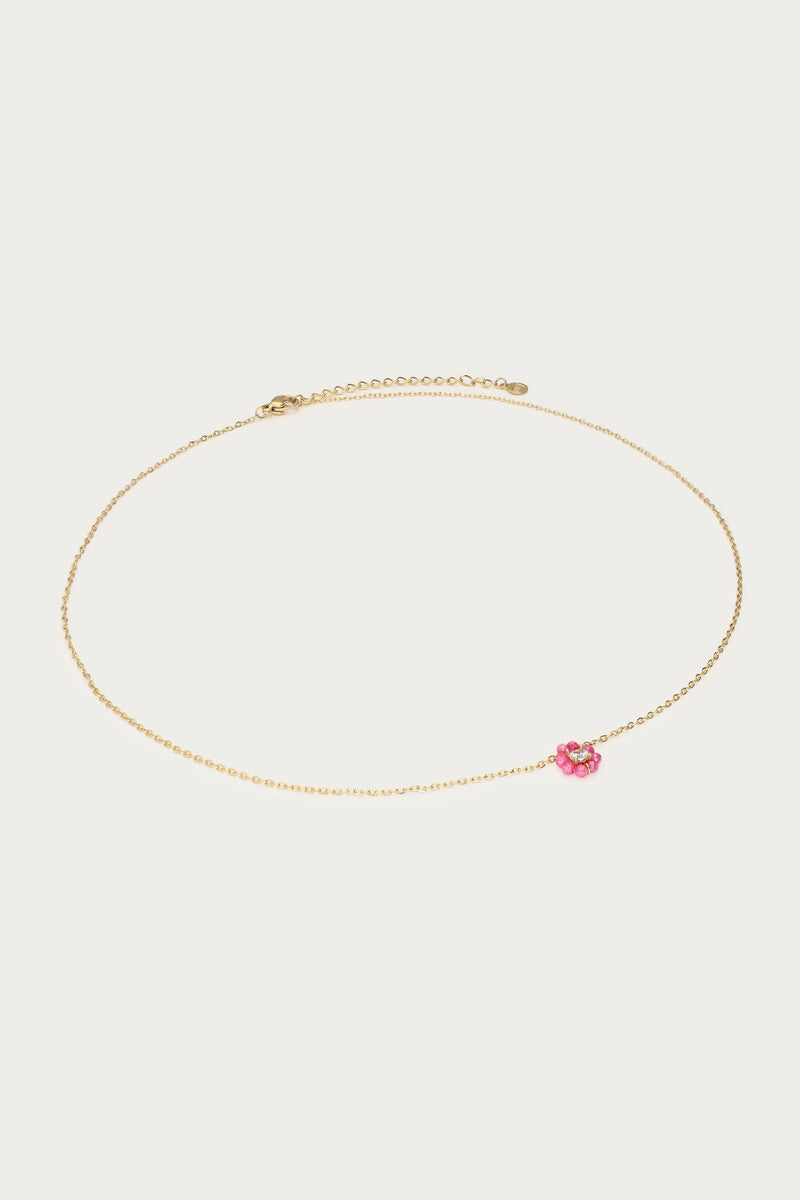 Collier Bloom Fuchsia