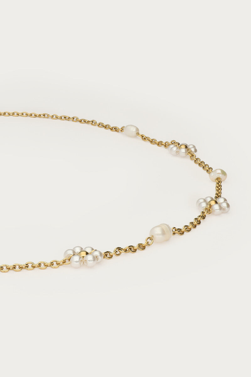 Collier Botanical blanc