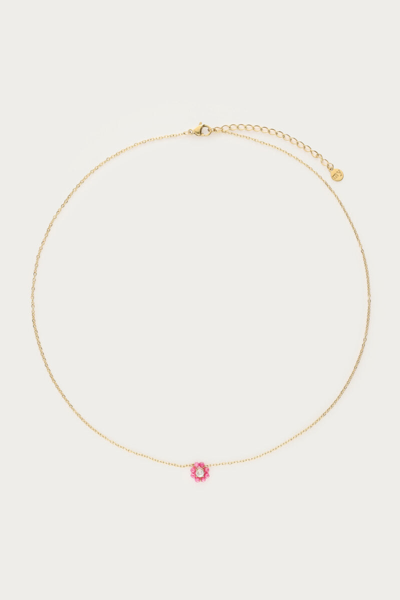 Collier Bloom Fuchsia