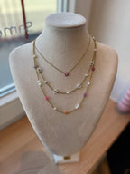 Collier Bloom Fuchsia