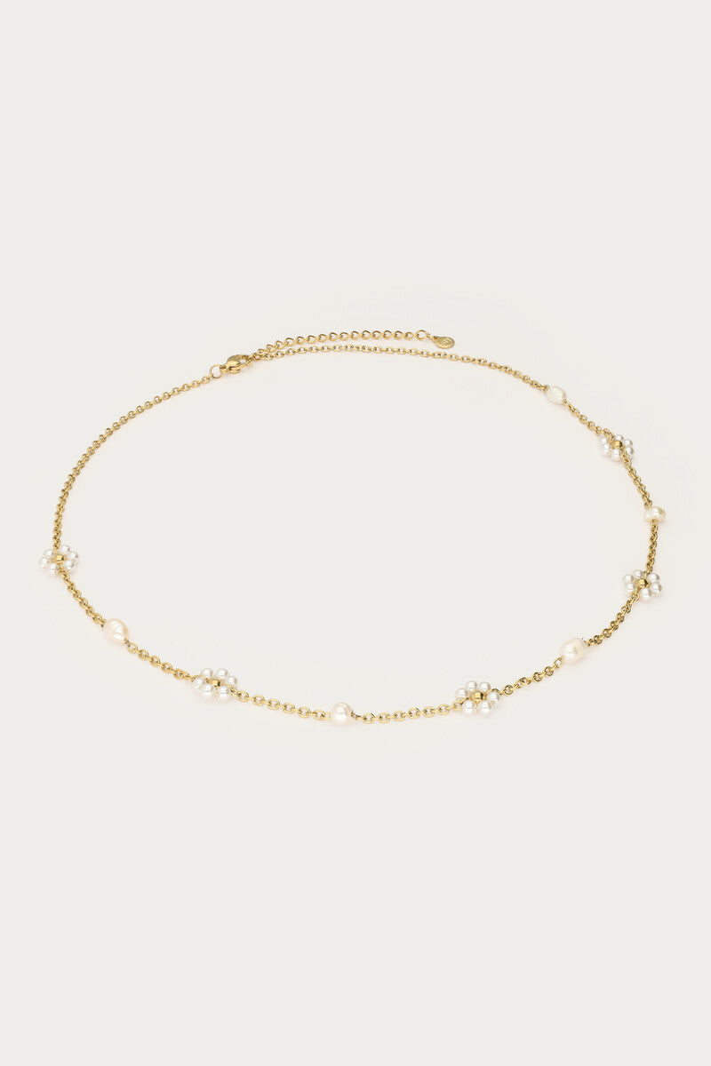 Collier Botanical blanc