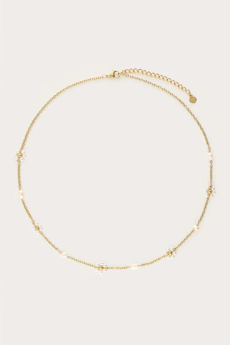 Collier Botanical blanc