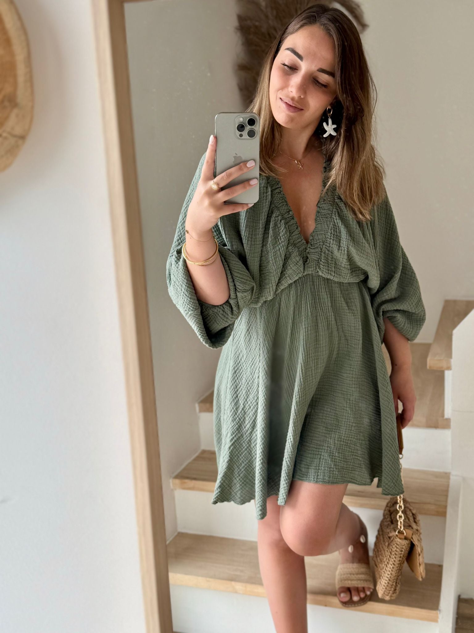Robe kaki