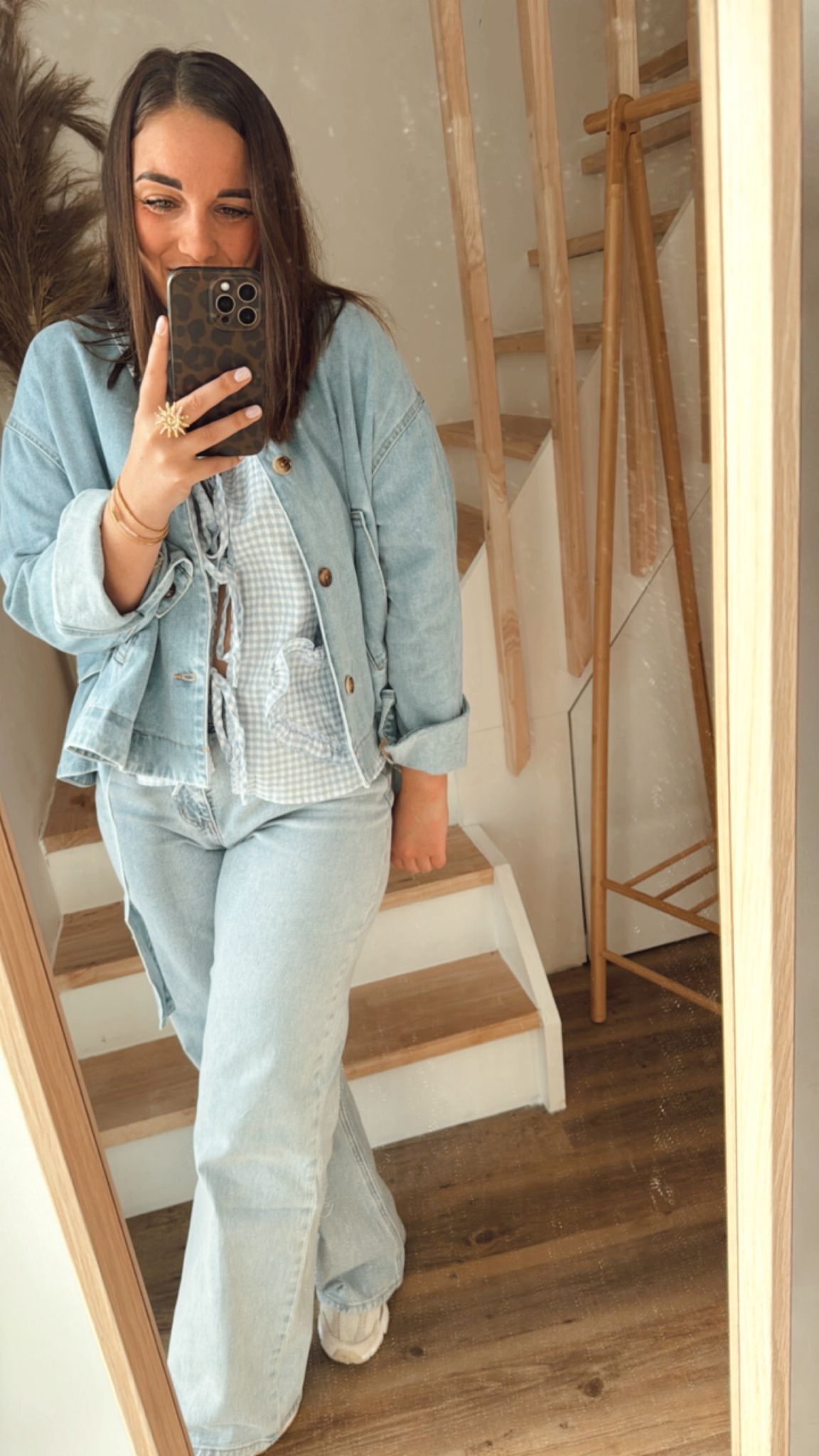 Veste en jeans oversize
