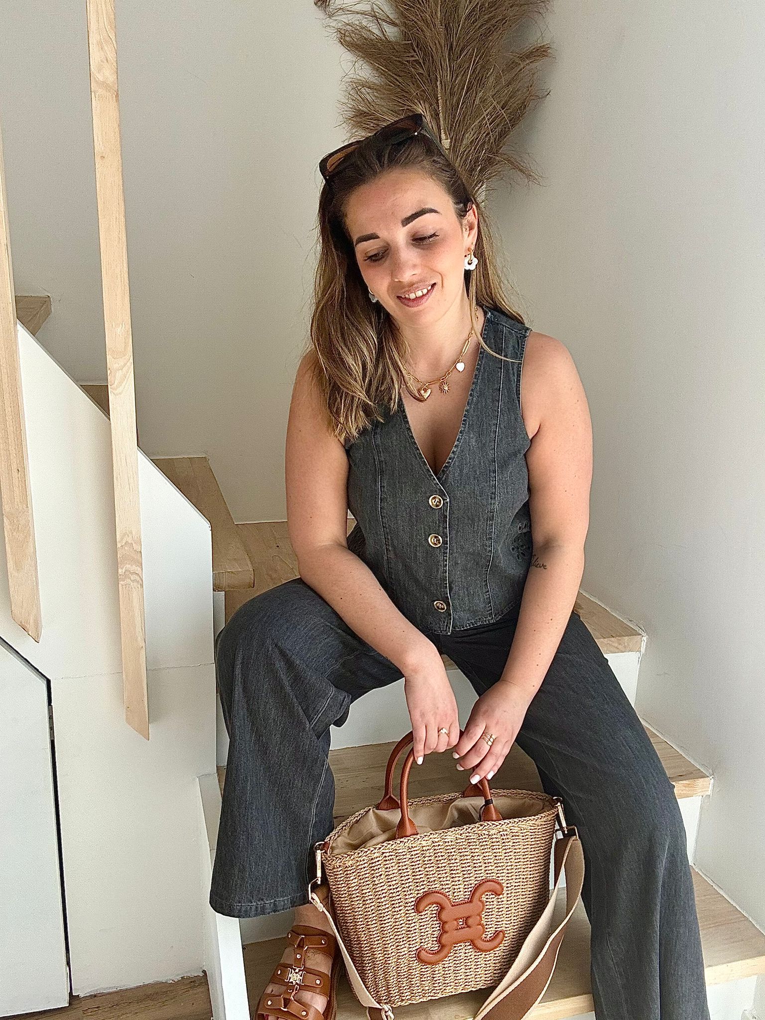 Ensemble en jeans foncé