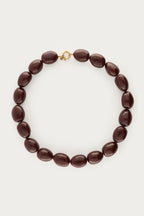 collier marron