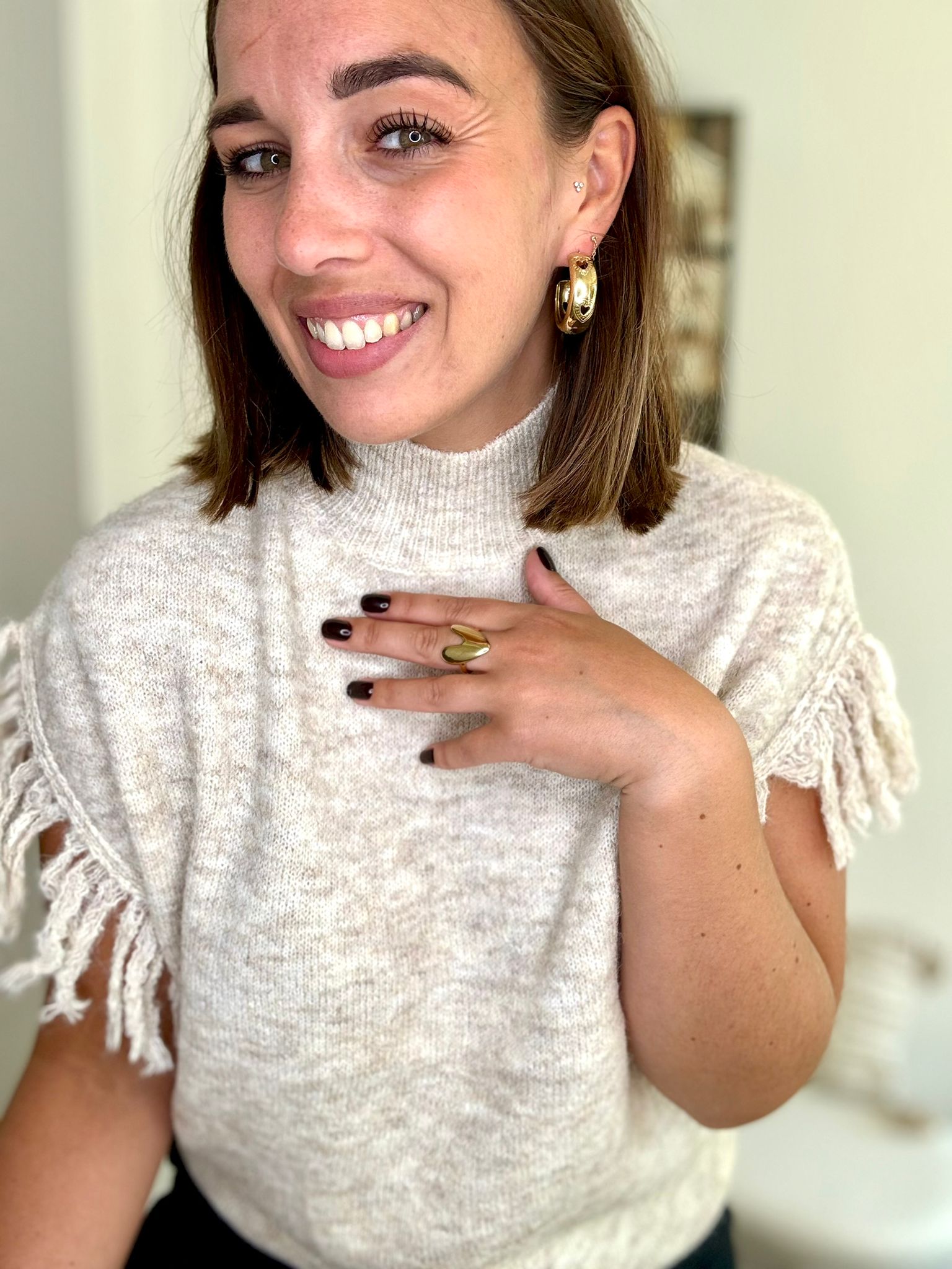 Boucle d’oreilles amour