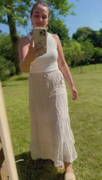 Jupe beige
