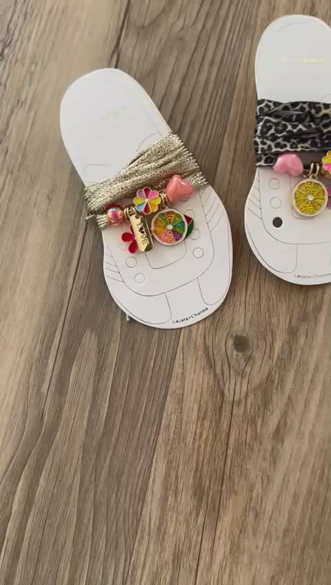 Lacets + bijoux pour chaussures