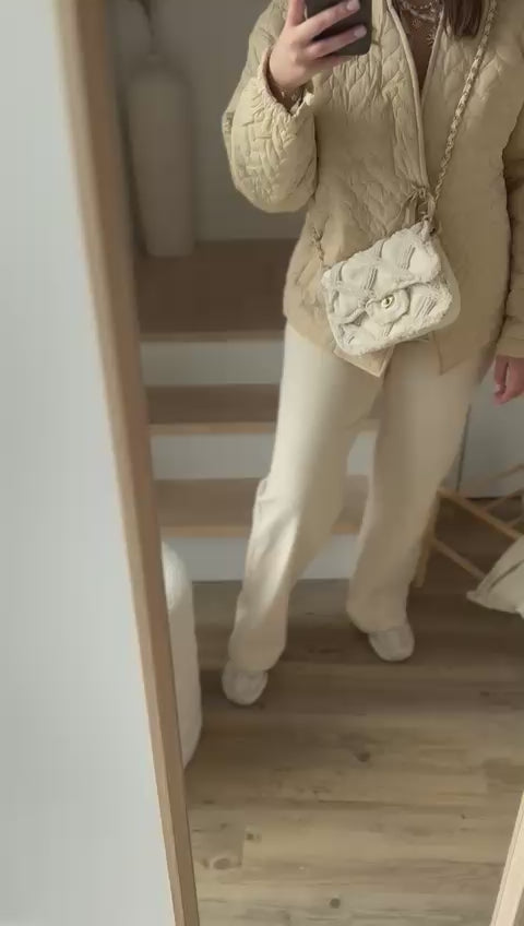 Veste oversize coeur